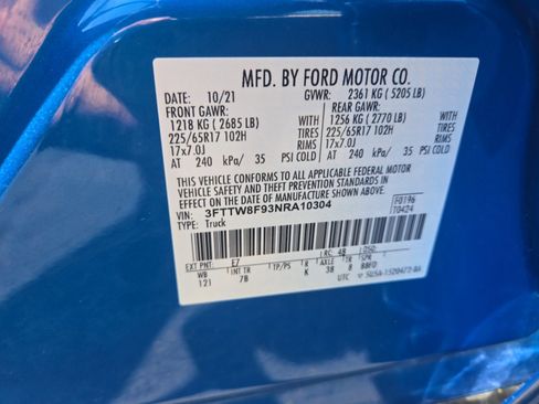Used 2022 Ford Maverick XLT w/ Equipment Group 300A Standard AWD/4WD image 27