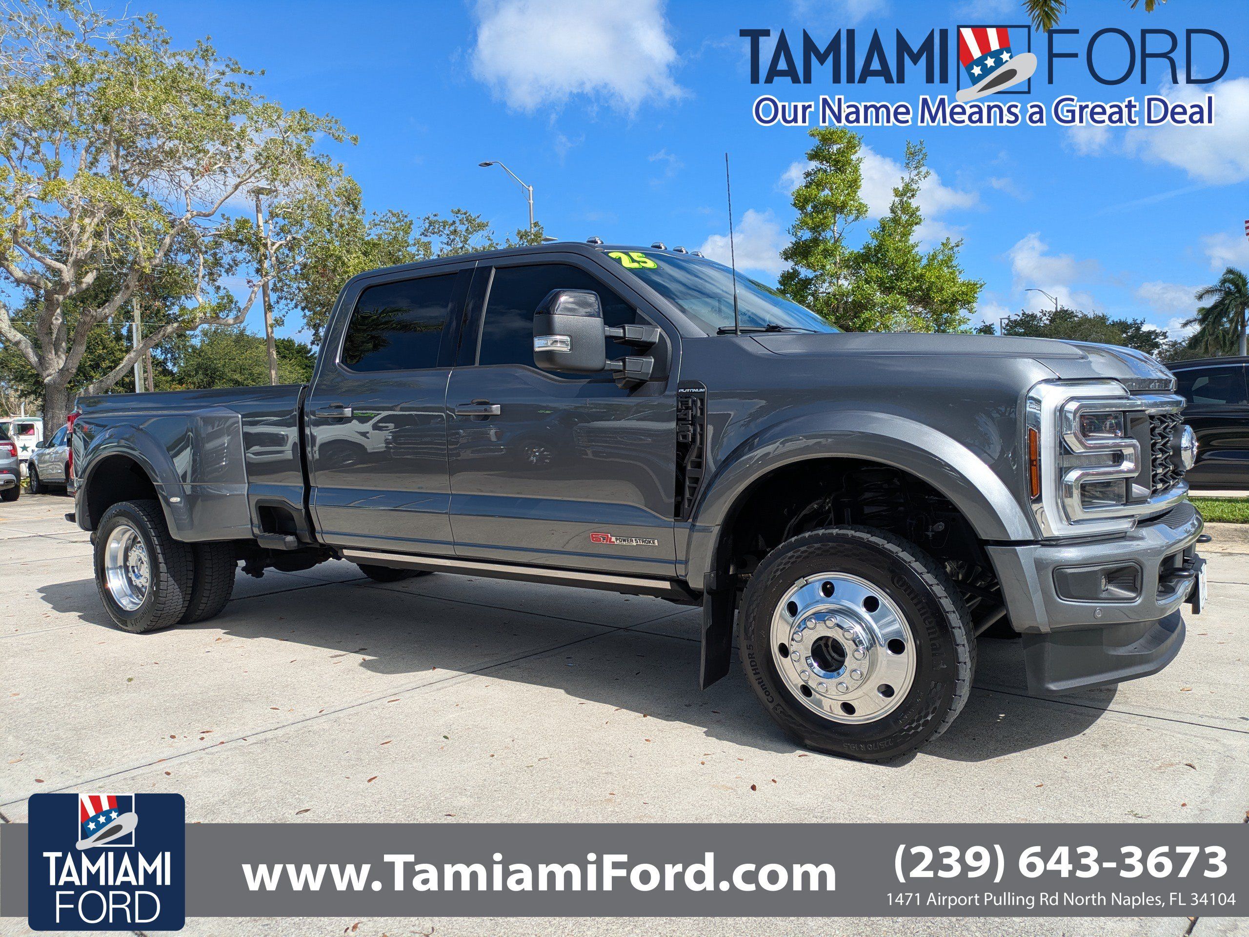 Used 2025 Ford F450 Platinum w/ Camper Package AWD/4WD image 1