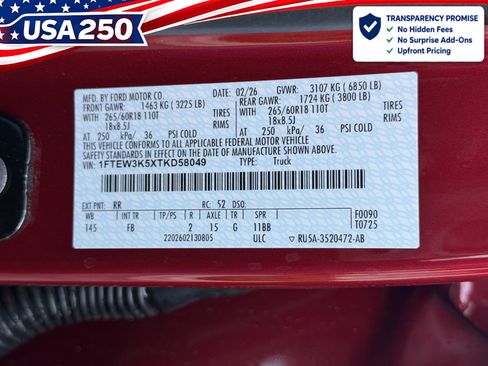 New 2026 Ford F150 XLT w/ XLT Black Appearance Package RWD image 25