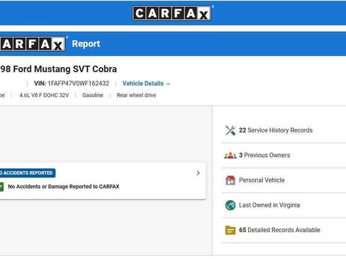 Used 1998 Ford Mustang Cobra RWD image 5