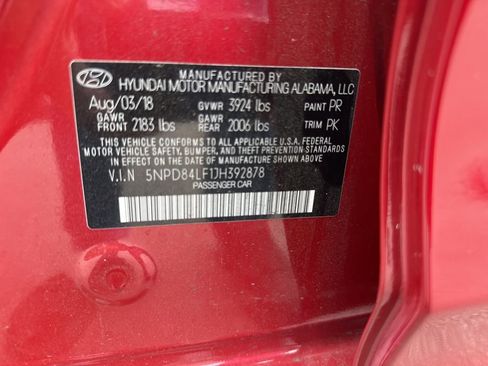 Used 2018 Hyundai Elantra SEL w/ Cargo Package image 13