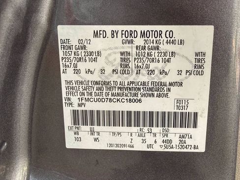 Used 2012 Ford Escape XLT FWD image 21
