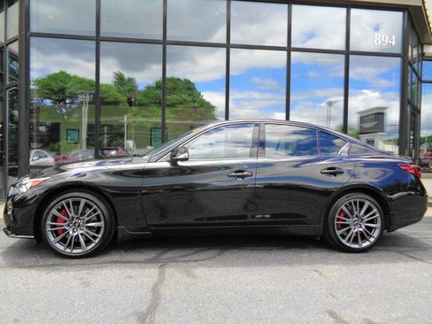 Used 2023 INFINITI Q50 Red Sport 400 w/ Black Opal Edition AWD/4WD image 8