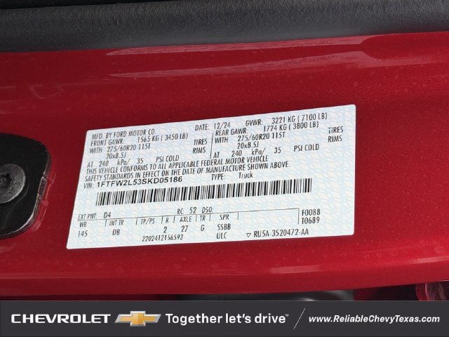 Used 2025 Ford F150 STX w/ STX Black Appearance Package AWD/4WD image 36