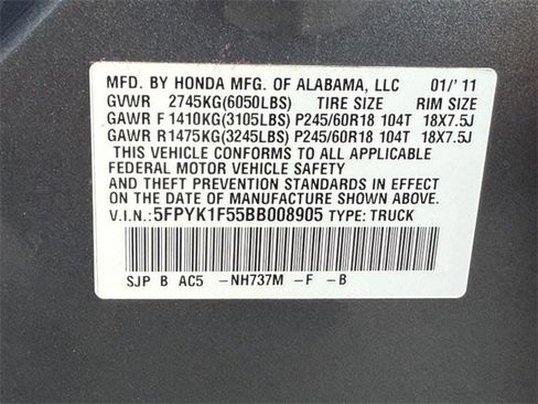 Used 2011 Honda Ridgeline RTL image 25