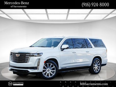 Used 2021 Cadillac Escalade ESV Premium Luxury Platinum image 1