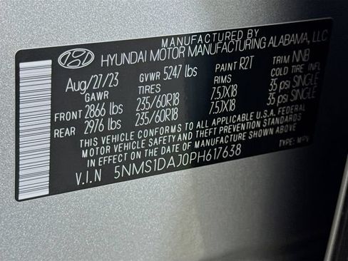 Used 2023 Hyundai Santa Fe SE w/ Cargo Package AWD/4WD image 16