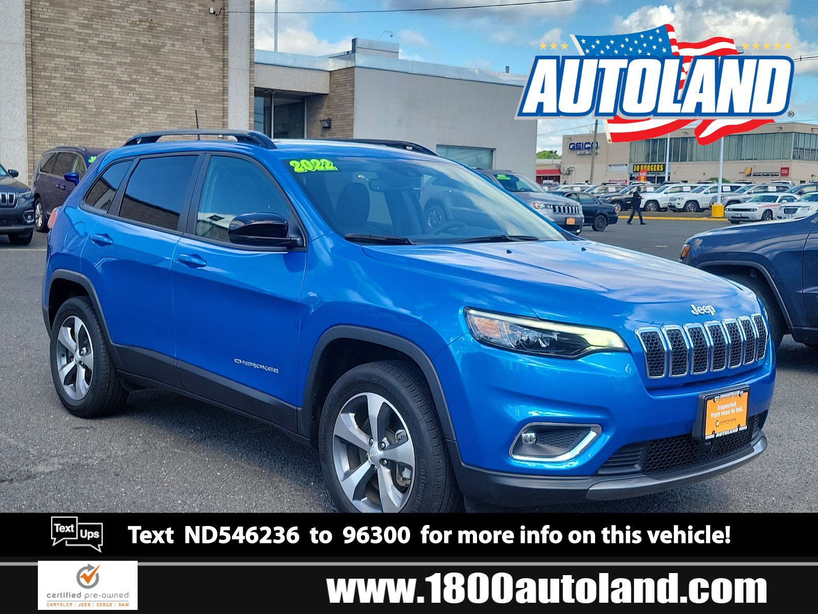 Used 2022 Jeep Cherokee Limited AWD/4WD image 1