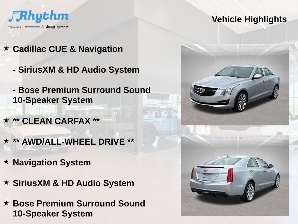 Used 2017 Cadillac ATS Luxury AWD/4WD image 17