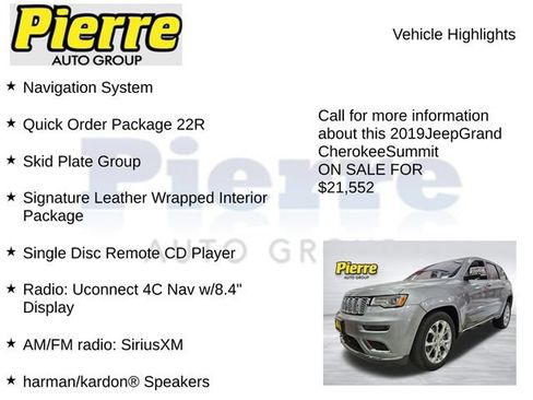 Used 2019 Jeep Grand Cherokee Summit AWD/4WD image 7
