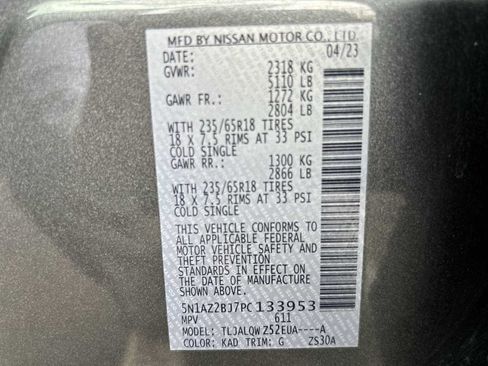 Used 2023 Nissan Murano SV FWD image 23