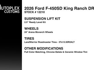 Used 2026 Ford F450 King Ranch w/ Chrome Package AWD/4WD video 2