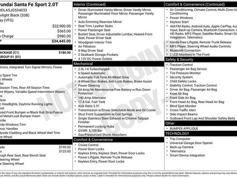 Used 2018 Hyundai Santa Fe Sport 2.0T w/ Cargo Package image 50