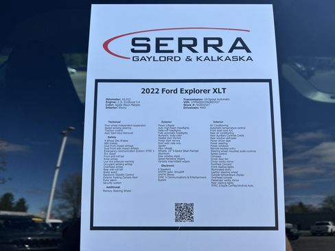 Used 2022 Ford Explorer XLT AWD/4WD image 37