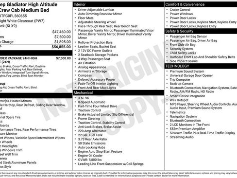 Used 2023 Jeep Gladiator Overland AWD/4WD image 22