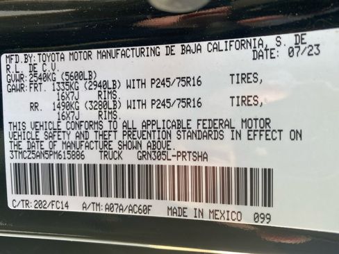 Used 2023 Toyota Tacoma SR5 image 38