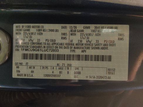 Used 2020 Ford Escape SE image 33