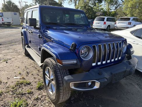 Used 2020 Jeep Wrangler Unlimited Sahara w/ Advanced Safety Group AWD/4WD image 1
