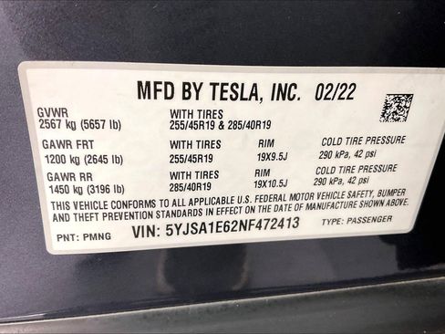 Used 2022 Tesla Model S Plaid image 33