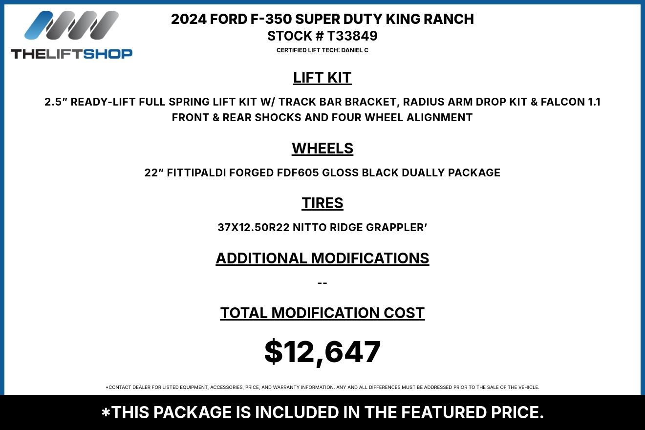 Used 2024 Ford F350 King Ranch AWD/4WD image 2