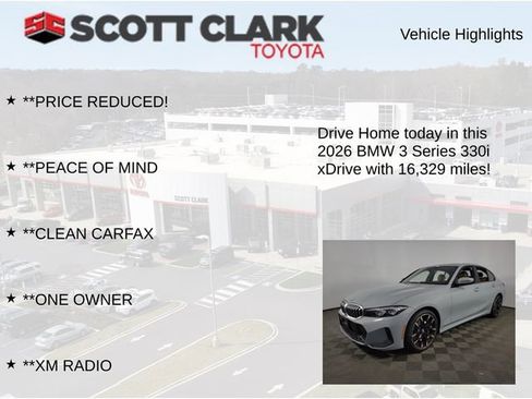 Used 2026 BMW 330i xDrive Sedan AWD/4WD image 8