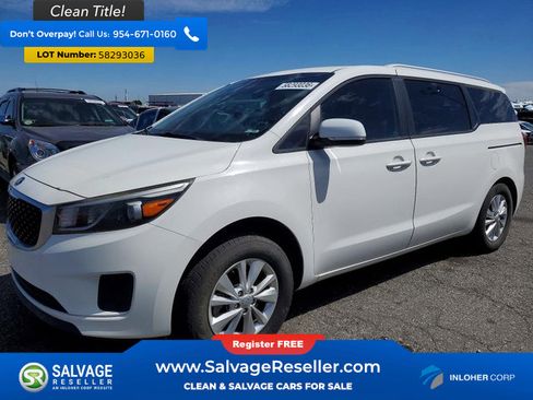 Used 2016 Kia Sedona LX w/ LX Convenience Package FWD image 1