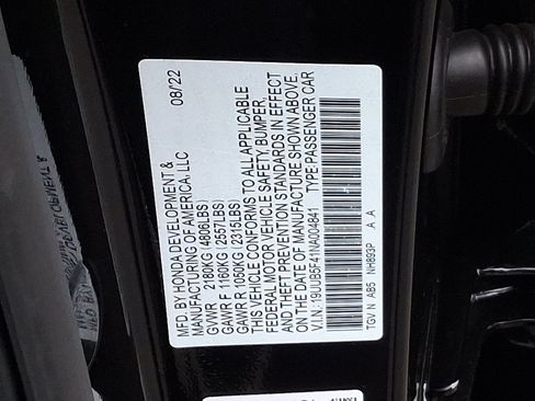 Certified 2022 Acura TLX w/ Technology Package image 29