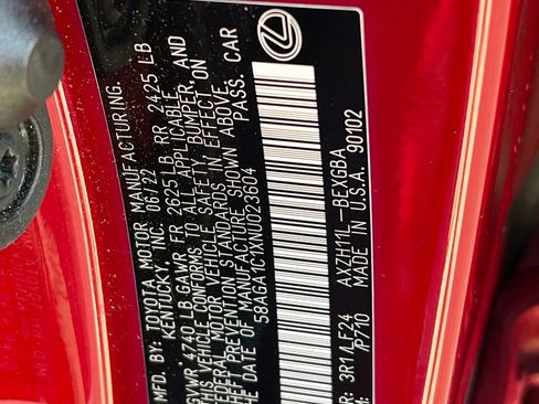 Used 2022 Lexus ES 300h F Sport w/ Accessory Package image 27