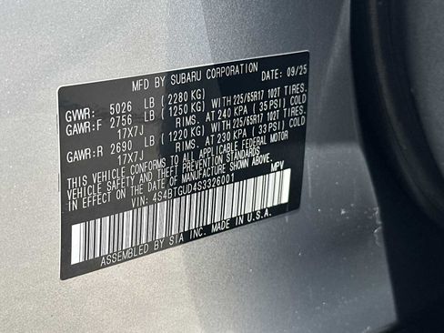 Used 2025 Subaru Outback Wilderness AWD/4WD image 40
