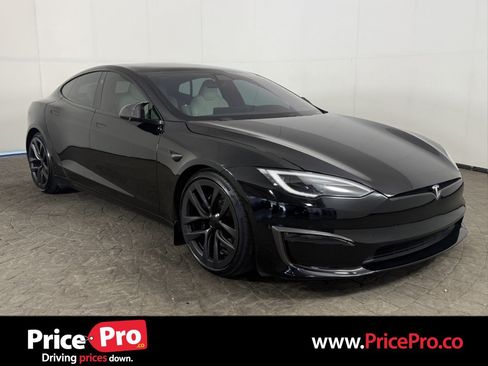 Used 2022 Tesla Model S Plaid AWD/4WD image 1