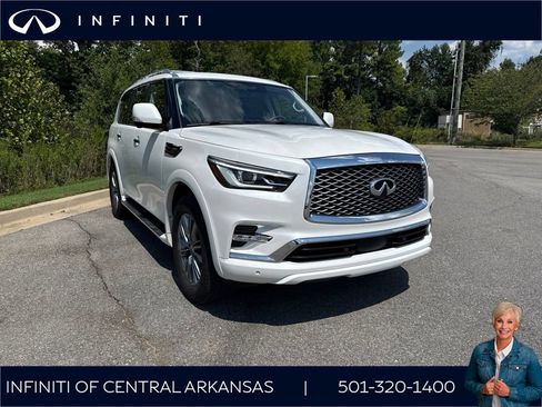 Used 2022 INFINITI QX80 Luxe w/ All-Season Package RWD image 1