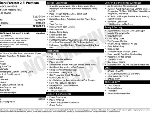 Used 2018 Subaru Forester 2.5i Premium image 7