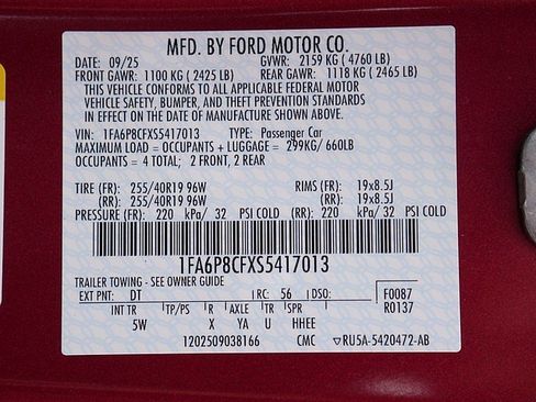 New 2025 Ford Mustang GT Premium image 31