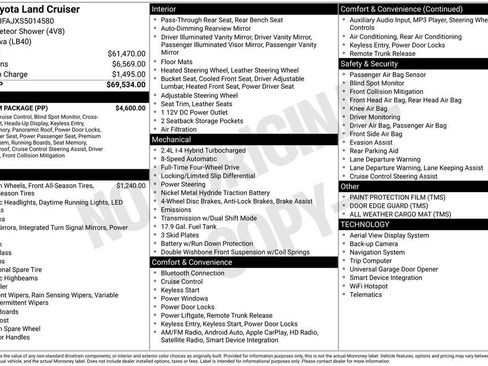 Used 2025 Toyota Land Cruiser w/ Premium Package image 16