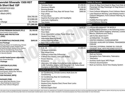 New 2026 Chevrolet Silverado 1500 RST w/ RST All Star Premium Package AWD/4WD image 8