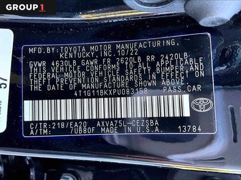 Certified 2023 Toyota Camry SE AWD/4WD image 36