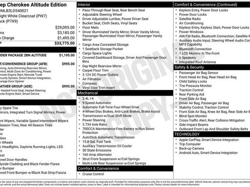Used 2020 Jeep Cherokee Latitude Plus AWD/4WD image 2