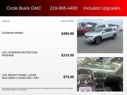 Used 2020 GMC Acadia SLE FWD image 3