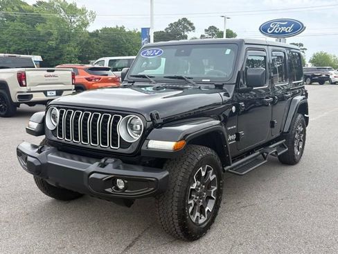 Used 2024 Jeep Wrangler Unlimited Sahara w/ Safety Group AWD/4WD image 1