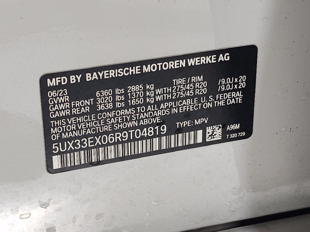 Used 2024 BMW X6 xDrive40i w/ Parking Assistance Package AWD/4WD image 37