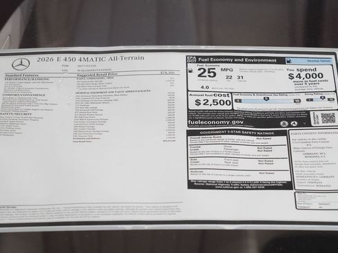 New 2026 Mercedes-Benz E 450 4MATIC All-Terrain Wagon image 37