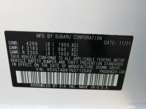 Used 2022 Subaru Impreza 2.0i AWD/4WD image 36