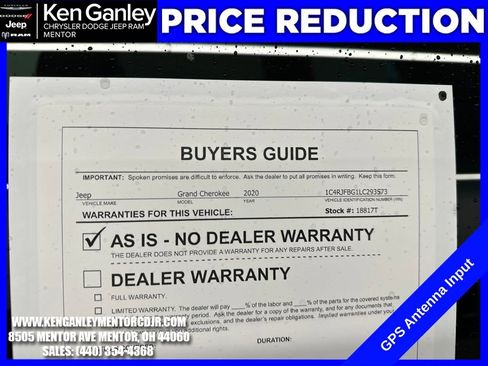 Certified 2020 Jeep Grand Cherokee Limited X image 29