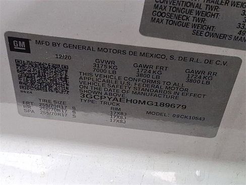 Used 2021 Chevrolet Silverado 1500 W/T image 11