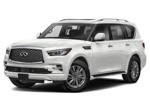 Used 2022 INFINITI QX80 Luxe w/ All-Season Package RWD image 1