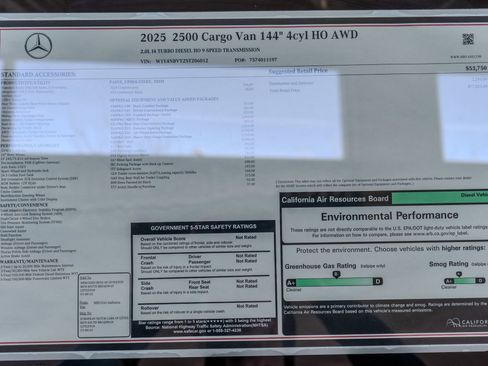 New 2025 Mercedes-Benz Sprinter 2500 image 34