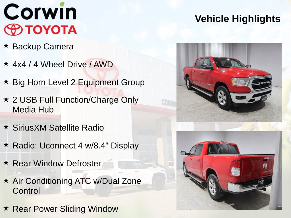 Used 2020 RAM 1500 Big Horn AWD/4WD image 11