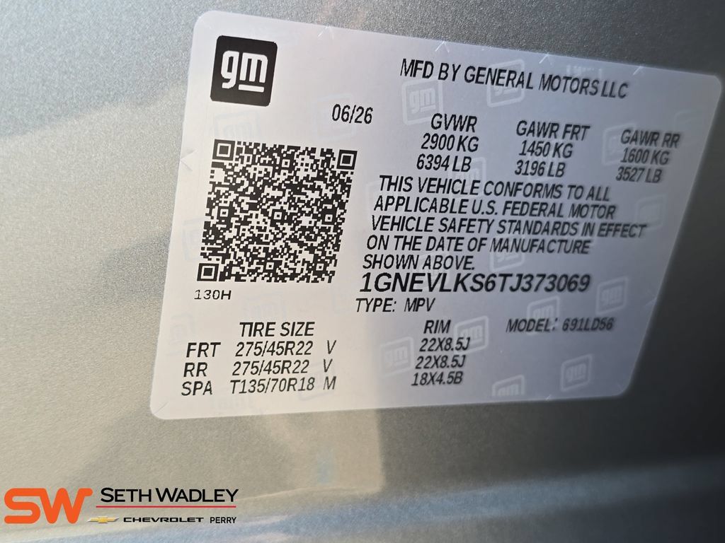 New 2026 Chevrolet Traverse RS w/ LPO, Floor Liner Package AWD/4WD image 35