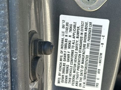 Used 2012 Honda Civic LX image 30