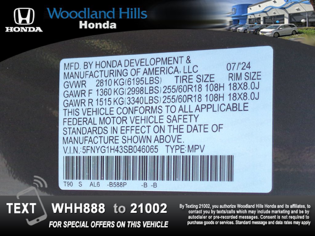 Certified 2025 Honda Pilot EX-L image 25